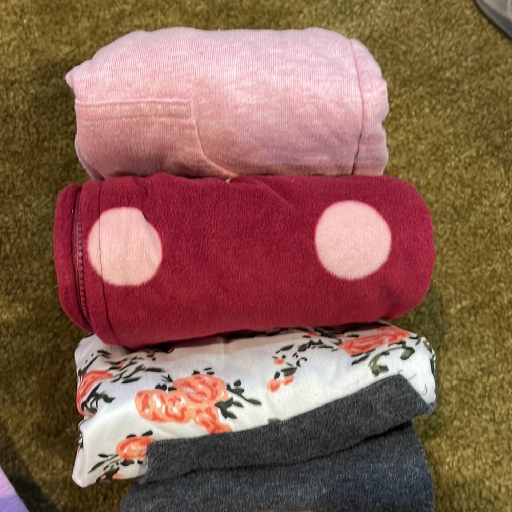 Girls 12M hooded onesie and sweat outfit Bundle